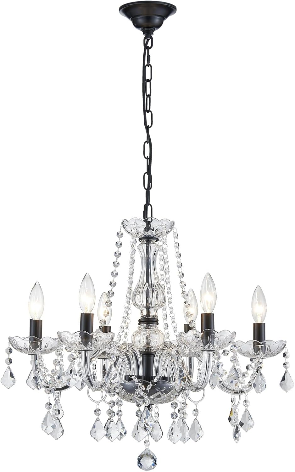 Modern K9 Crystal Chandelier Light Fixture for Dining Room