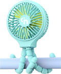 Mini Handheld Stroller Fan with Flexible Tripod - Portable Baby Fan