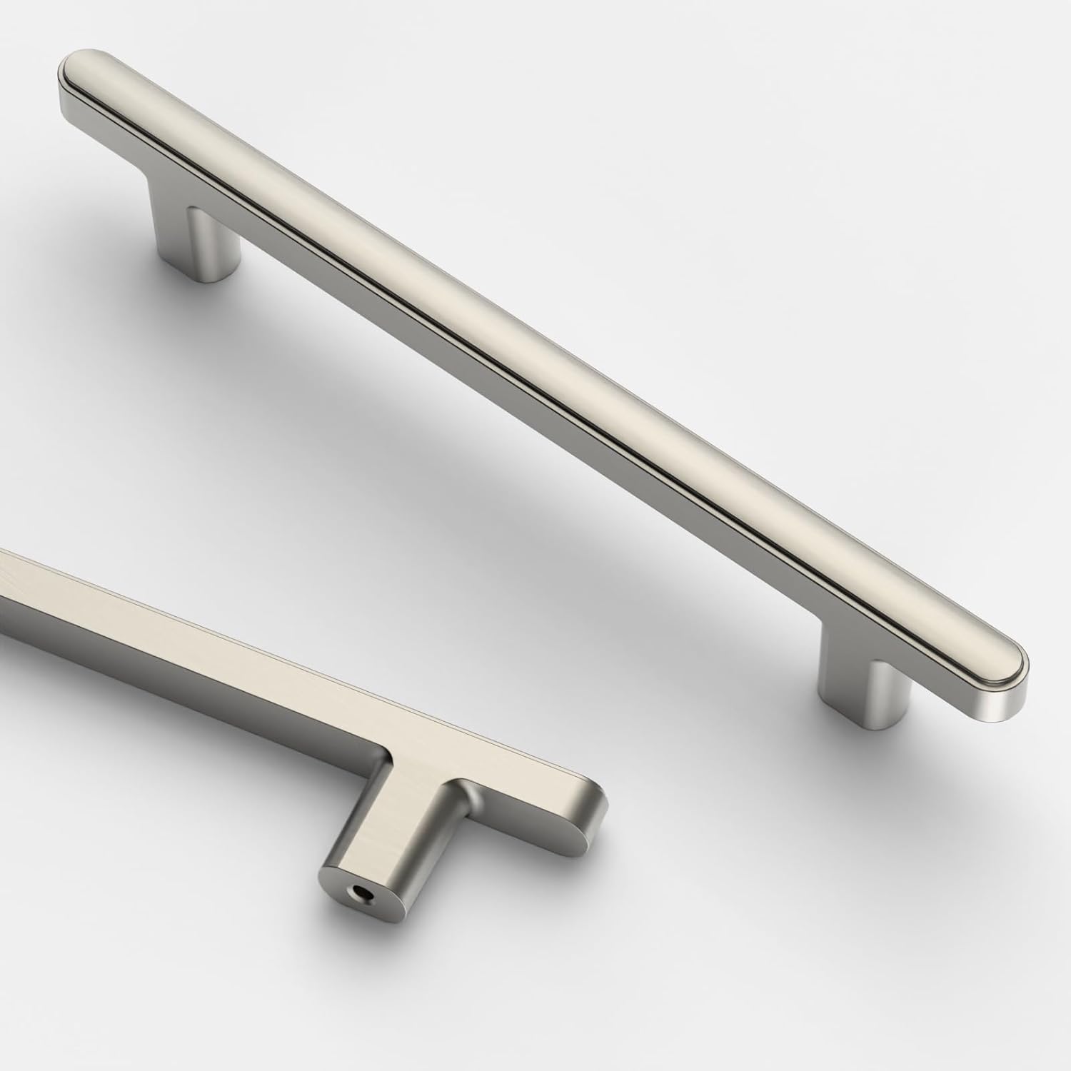 Brushed Satin Nickel Cabinet Handles for Kitchen and Home Use