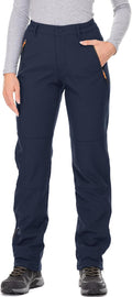 Waterproof Women's Hiking Ski Snow Pants - Fleece Lined Comfort
