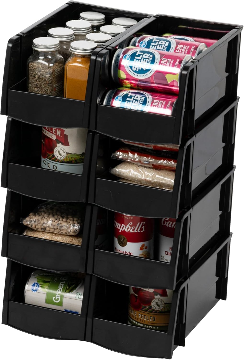 IRIS USA Medium Stackable Storage Bins for Organizing Supplies