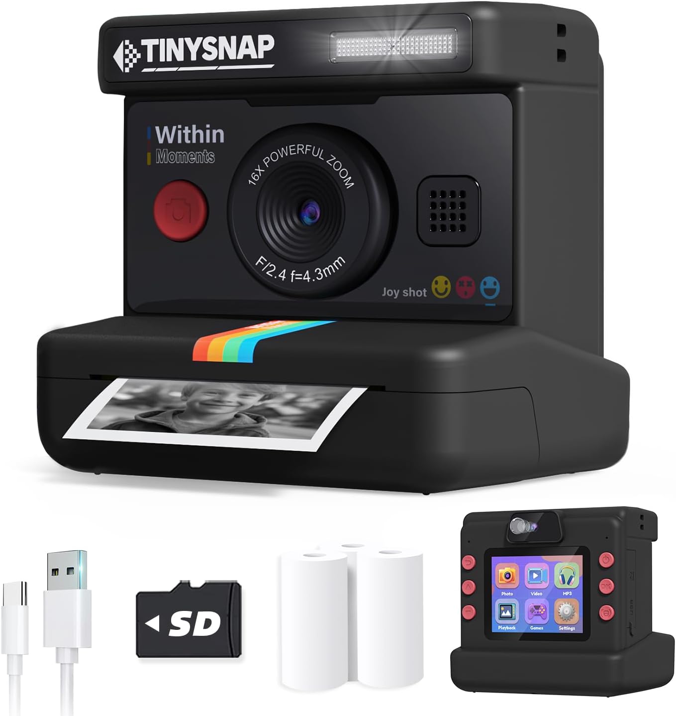 Eveedo Instant Print Camera: Fun Gift for Kids!
