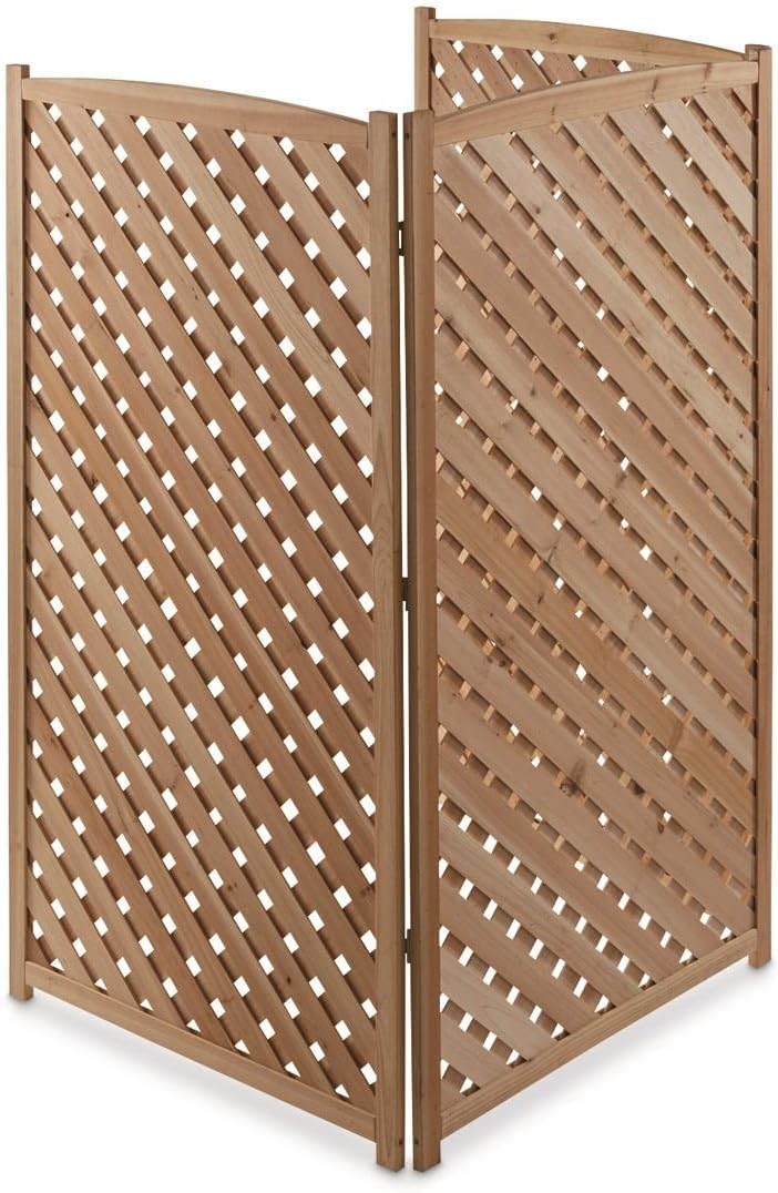 Hide & Cool: CASTLECREEK Tall AC Fence Screen