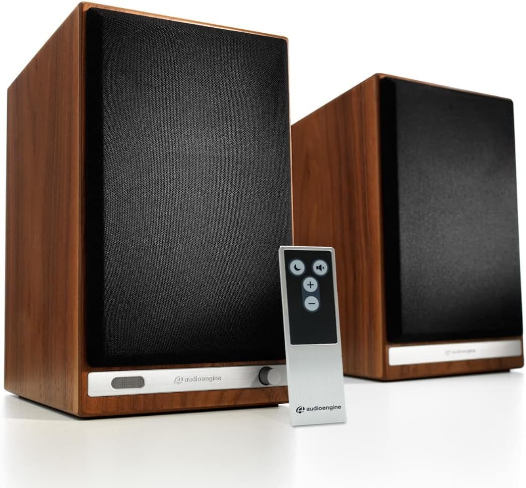 Audioengine HD6 Premium Wireless Bookshelf Speakers for Home Use