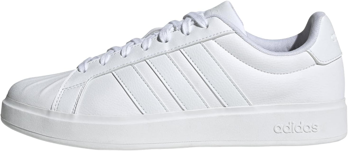 Adidas Mens Streettalk Sneakers with Synthetic Leather Upper
