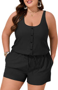 Summer Mae Plus Size Swim Romper One Piece Swimsuit - Modest Clothing