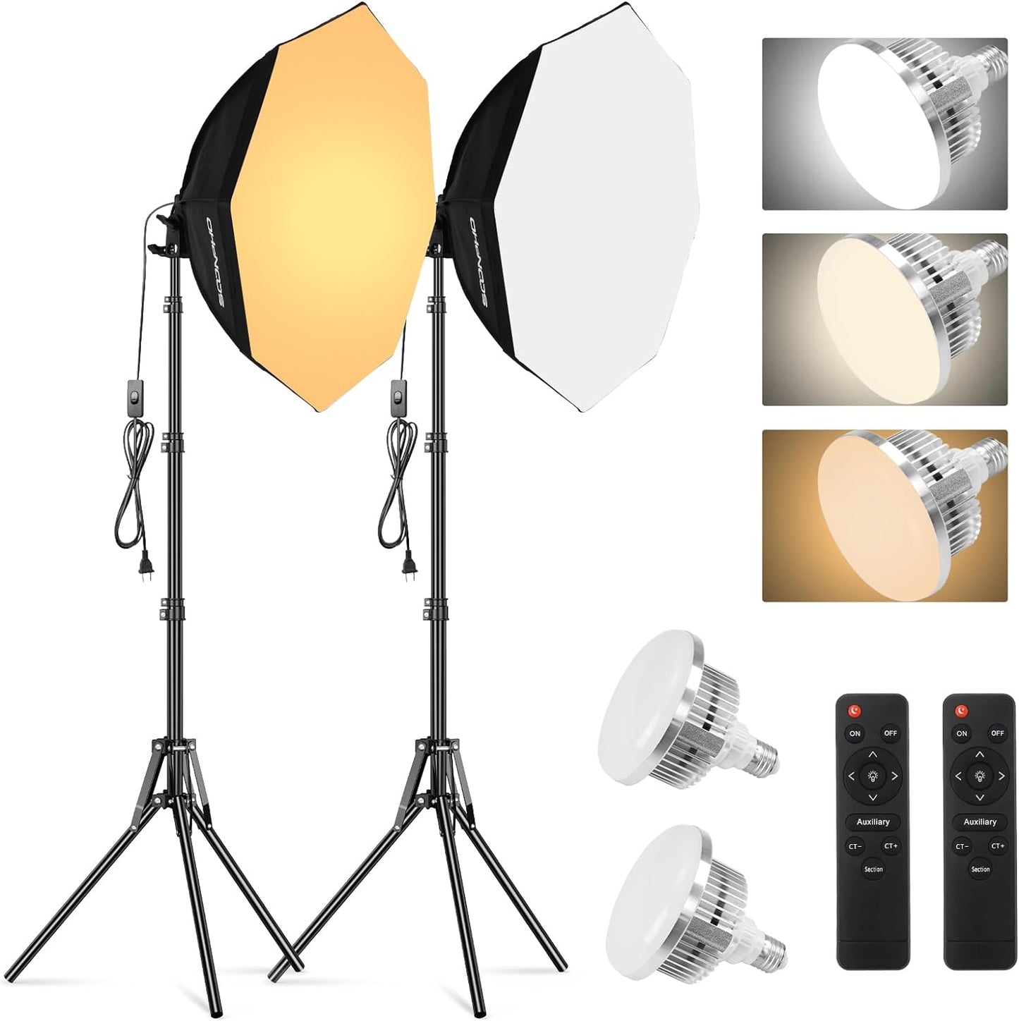 Soonpho Softbox Lighting Kit for Perfect Photography Lighting