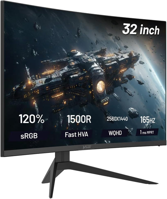 Immerse in Gaming: Skytech 32 Curved Monitor