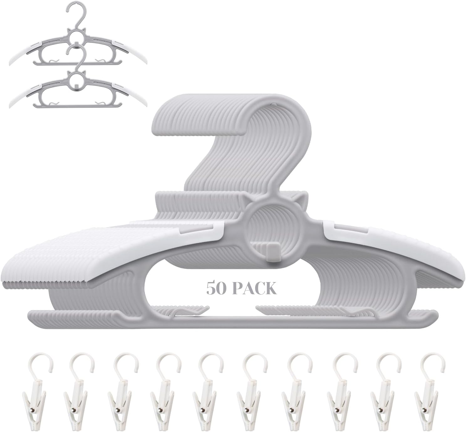 Gencuoir Baby Nursery Closet Hangers for Newborn Clothes