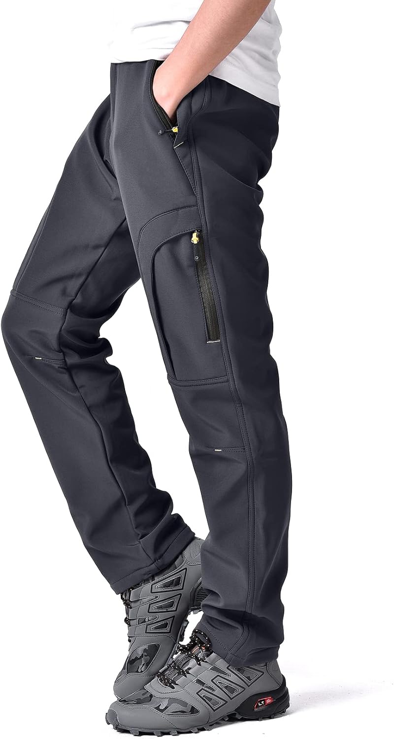 Toomett Men's Insulated Snow Pants for Winter Sports and Hiking