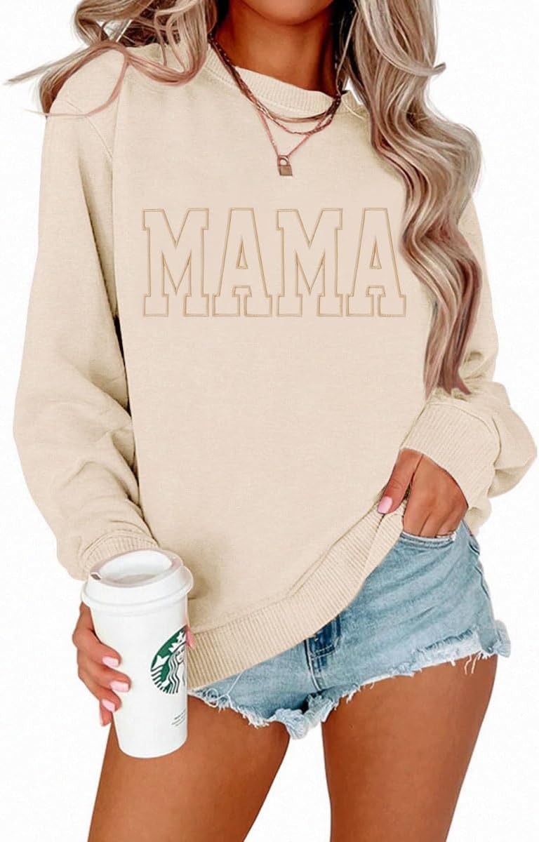 BOUTIKOME Funny Mama Sweatshirt - Cozy Mom Style
