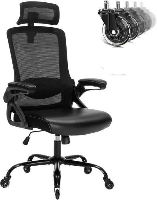 Adjustable Lumbar Support Mesh Chair by Seevoo