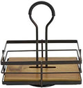 Mikasa Gourmet Basics Nova Acacia Wood Rotating Condiment Caddy