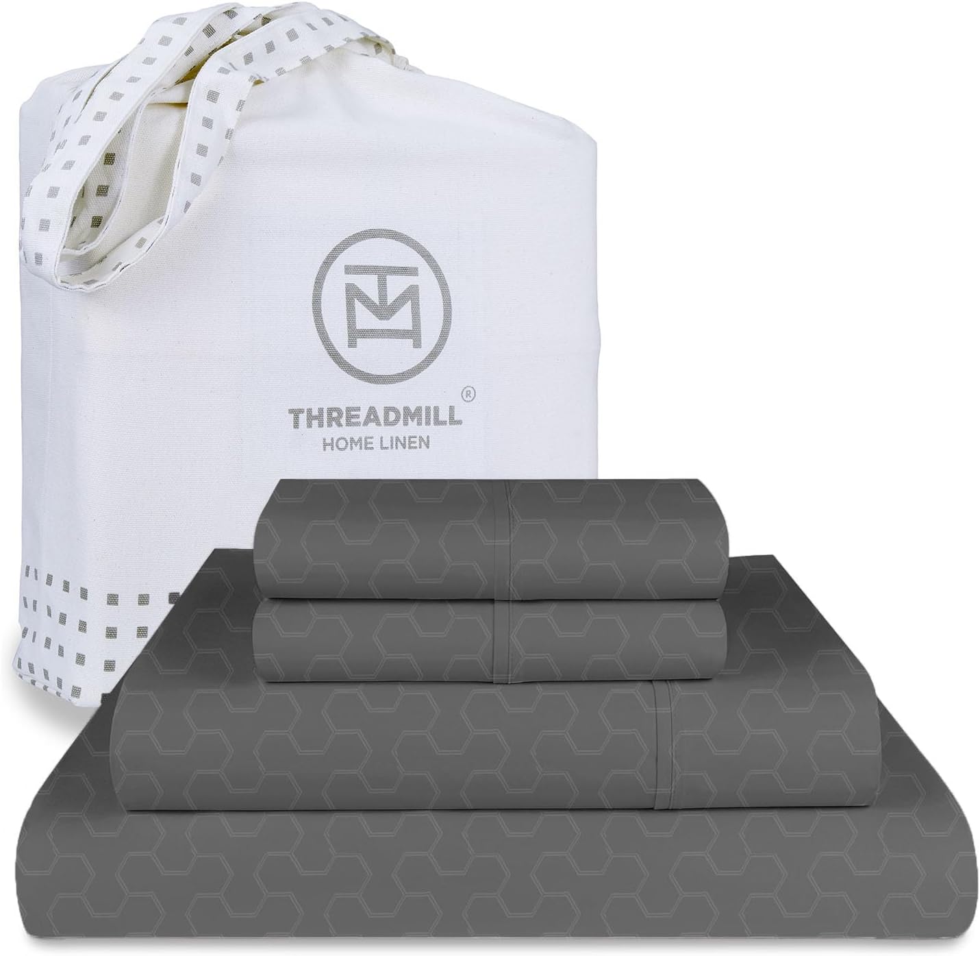 Threadmill 500 Thread Count Full Size Luxury Cotton Sheet Set