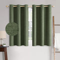 MIULEE Blackout Curtains: Linen Textured for Classy Living Areas