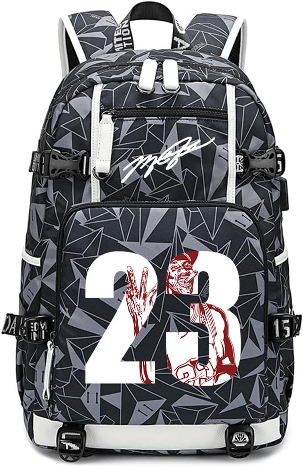 Basketball 23 Student School Bag - Ultra-Light Travel Backpack