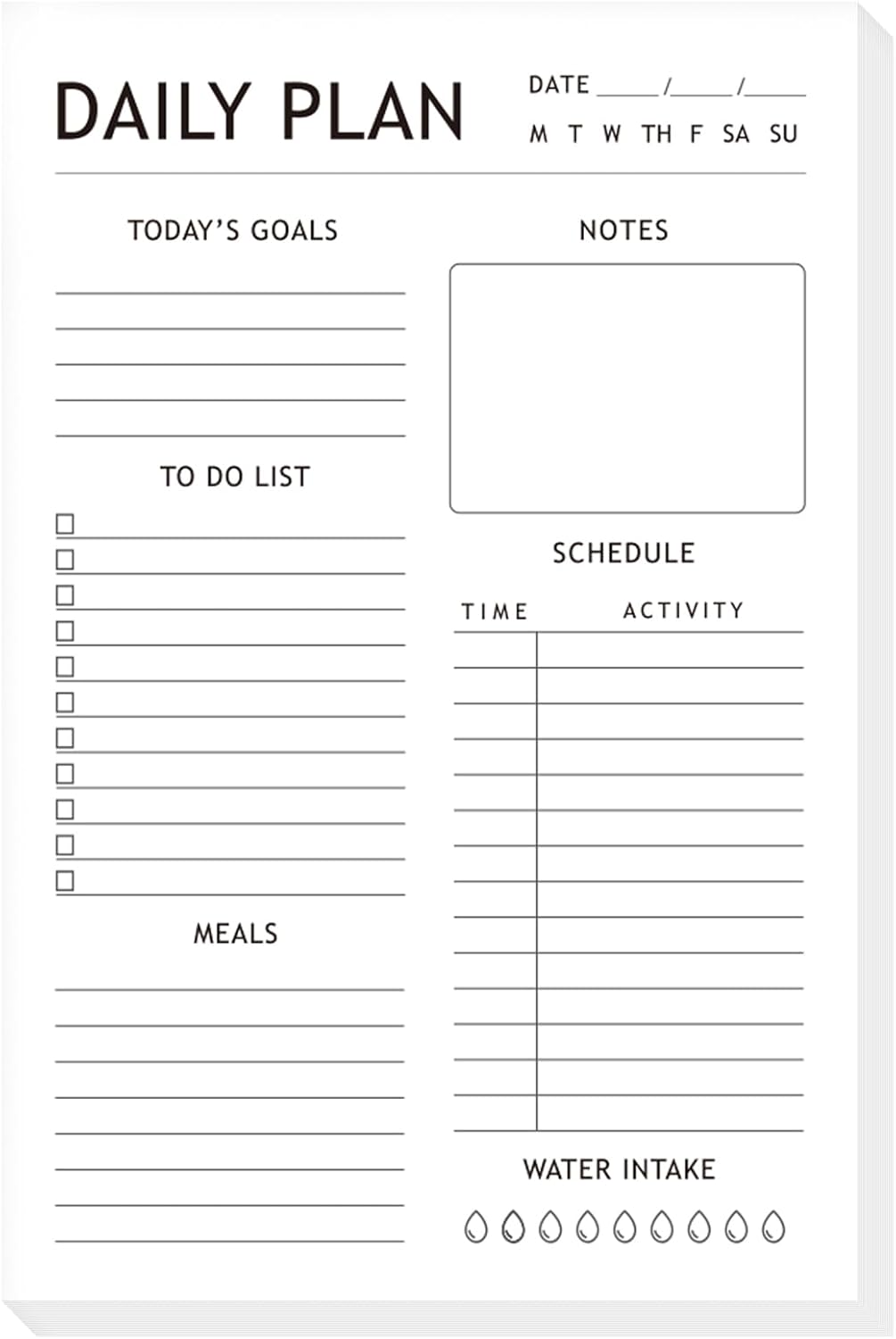 Organize Your Life: Daily Planner Notepad - BOOKNOW