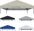 8x8 Canopy Replacement Top Beige - Waterproof 420D Polyester Cover