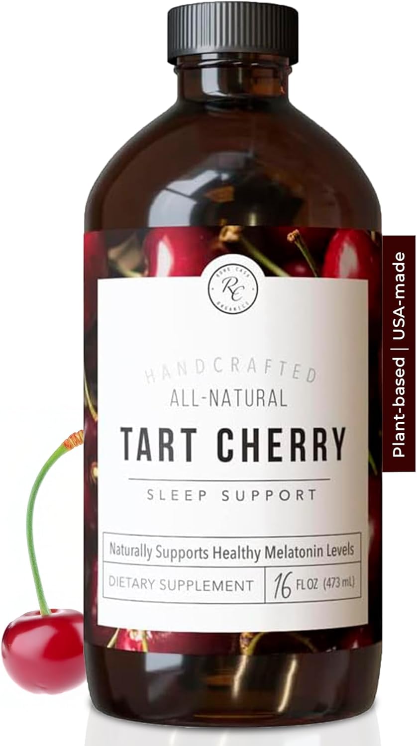 Tart Cherry Organic Sleep Support with Valerian Root for Relaxation