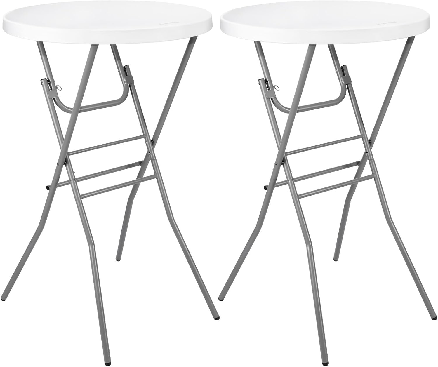 Foldable High Top Cocktail Tables Set - Portable Party Perfection!