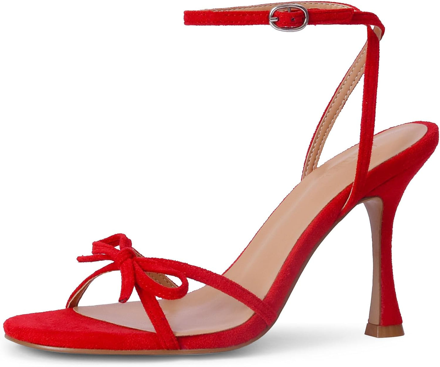 iiimmu Women's Bow Heels 4 IN Stiletto Sandals for Summer