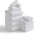 Luxury Bath Towels Set 12 Piece - Hotel Spa Softness for Family
