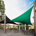 Royal Shade 4 ft x 4 ft x 4 ft Green Sun Shade Sail - Custom Fit