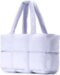 Herald Puffer Tote Bag for Women Large Quilted Nylon Tote