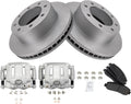 Front Brake Pad & Rotor Kit with Calipers - Direct Fit for 2005-2012