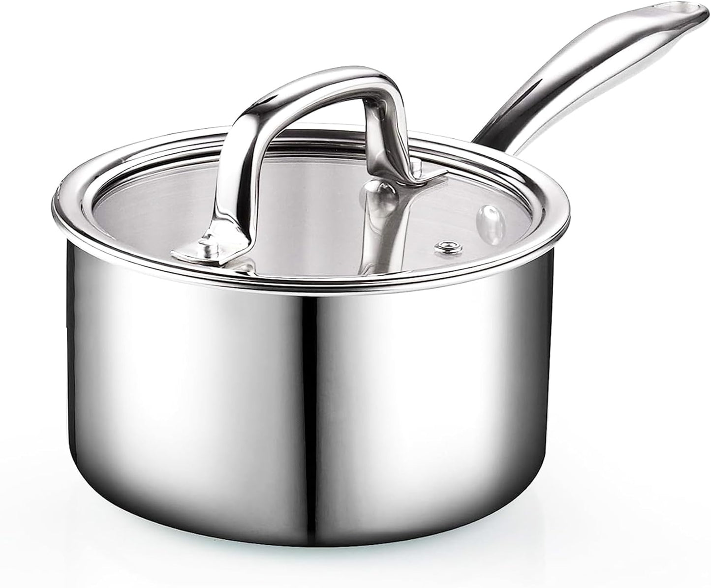 Cook N Home Stainless Steel Saucepan for Versatile Cooking