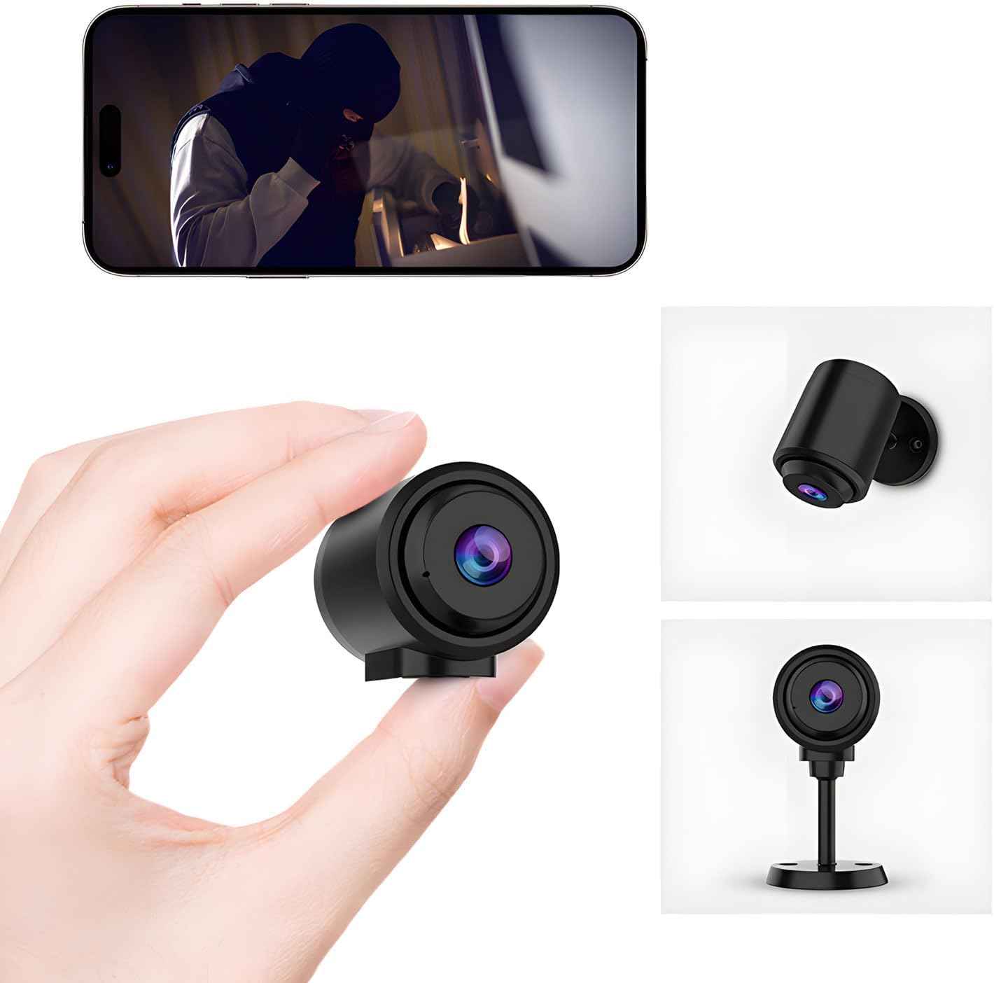 YONETE WiFi Spy Camera: Real-time AI Motion Detection