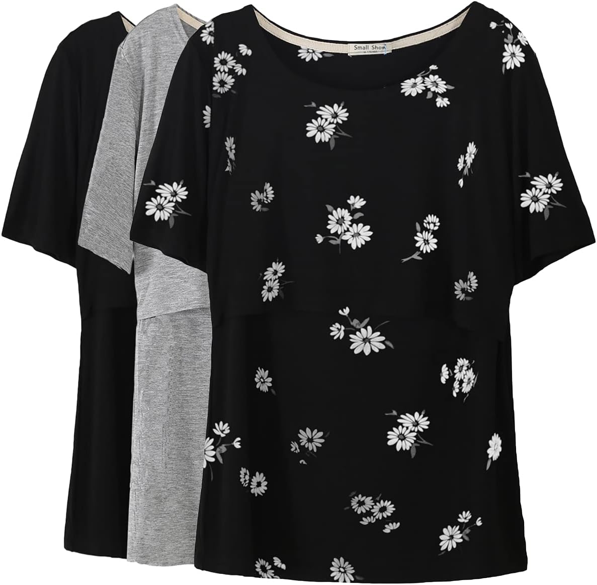 Smallshow Women's Maternity Nursing Tops for Comfortable Feeding
