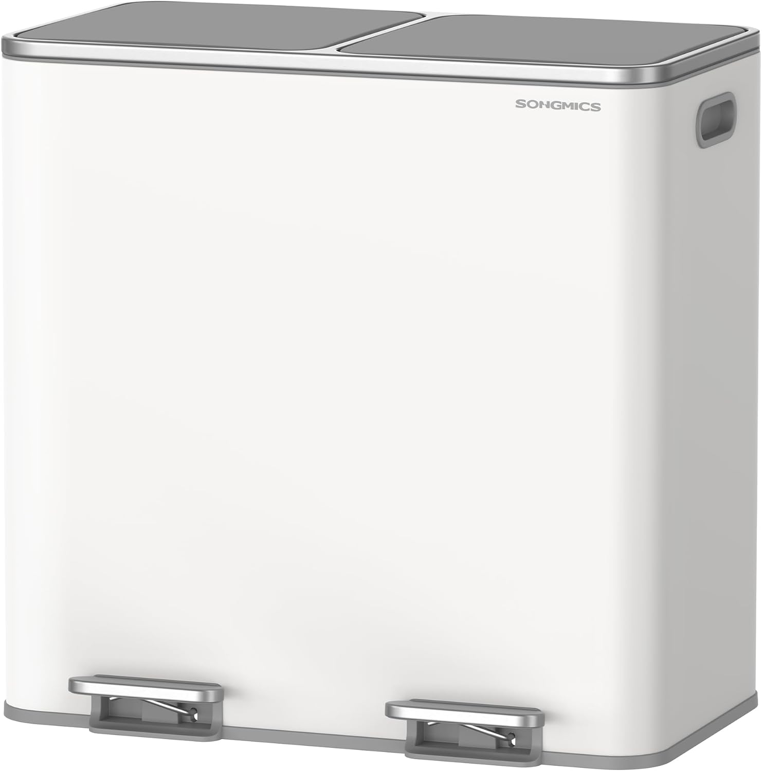 SONGMICS 2 x 10.6 Gallon Trash Can for Kitchen with Pedal