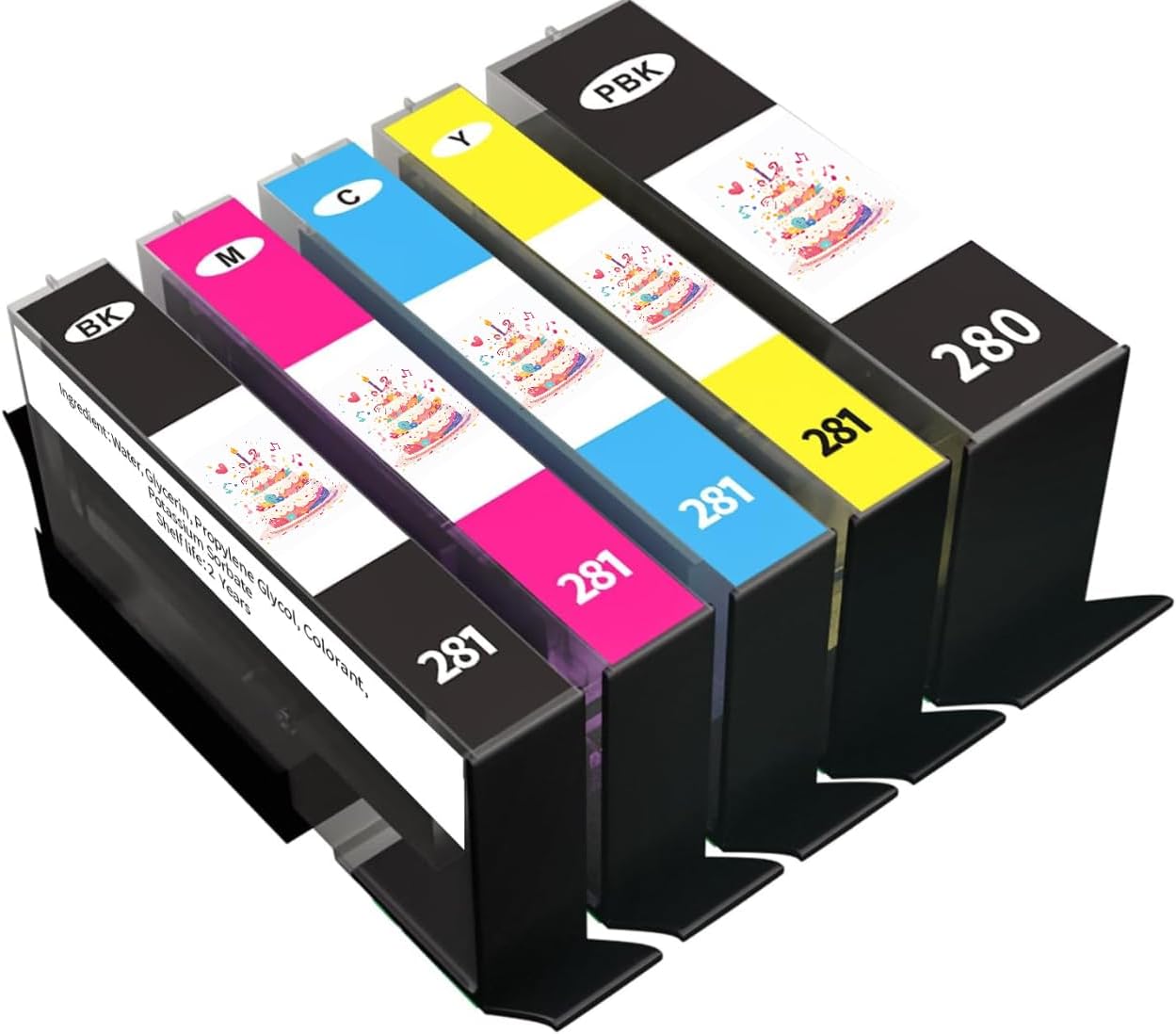 YOUTOOK PGI-280XXL CLI-281XXL Ink Cartridges for PIXMA Printers