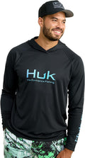 HUK Mens Pursuit Vented Long Sleeve Hoodie - Lightweight Sun
