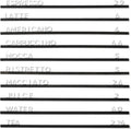 Black Wall Menu Board - Set of 10 Regular Rails - Changeable Letter