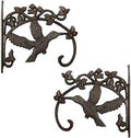 Sungmor Cast Iron Plant Hanger Wall Hooks - Heavy Duty Decorative