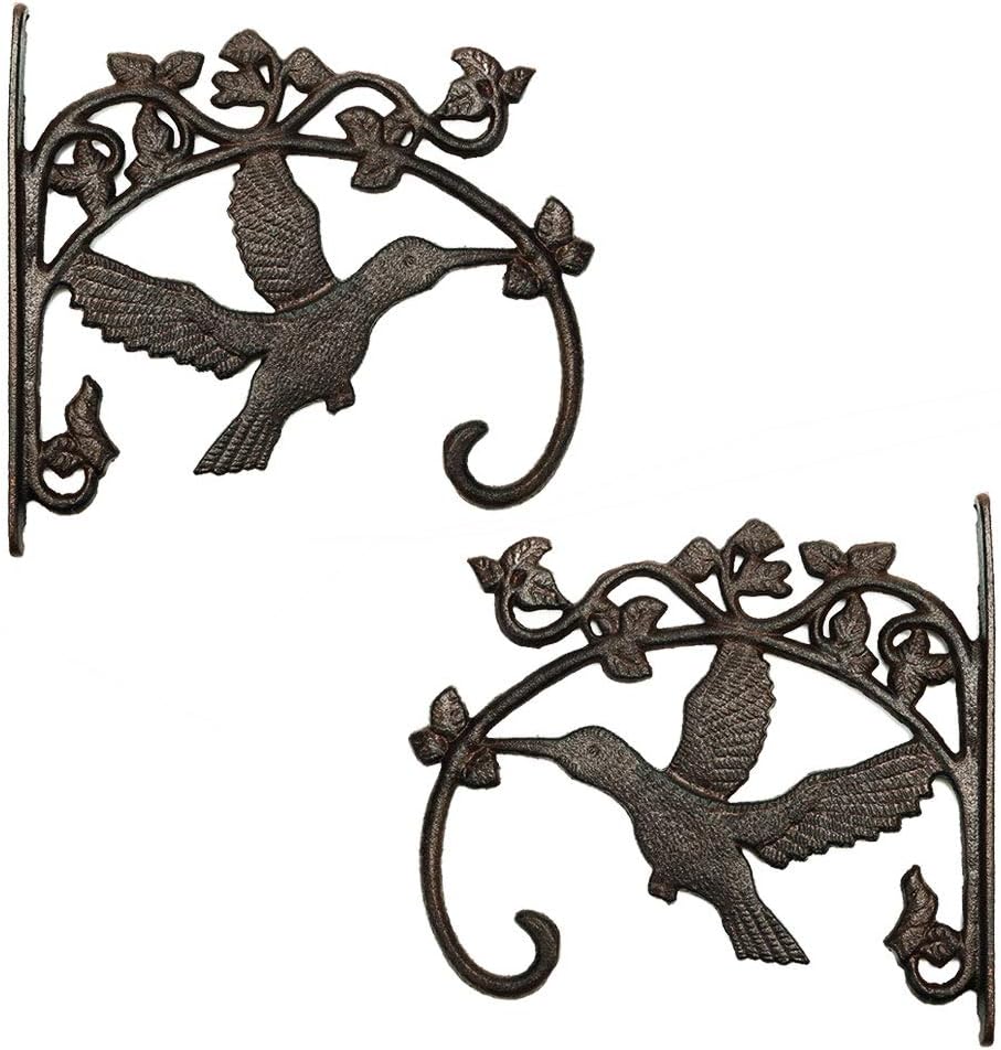Sungmor Cast Iron Plant Hanger Wall Hooks for Garden Decor