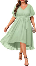 Plus Size Dresses Wedding Guest - Formal Chiffon V