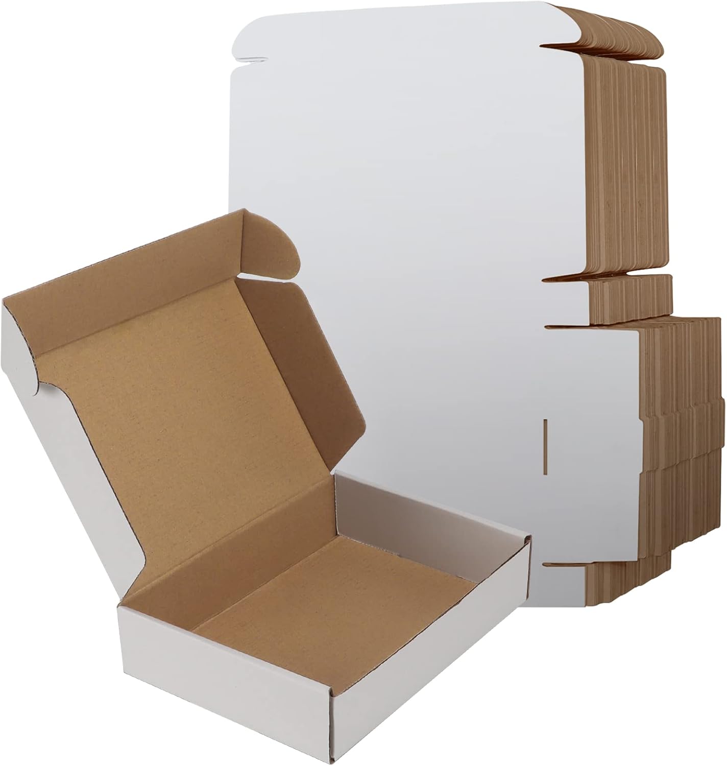 9x6x2 Shipping Boxes Set of 50 - Small Corrugated Cardboard