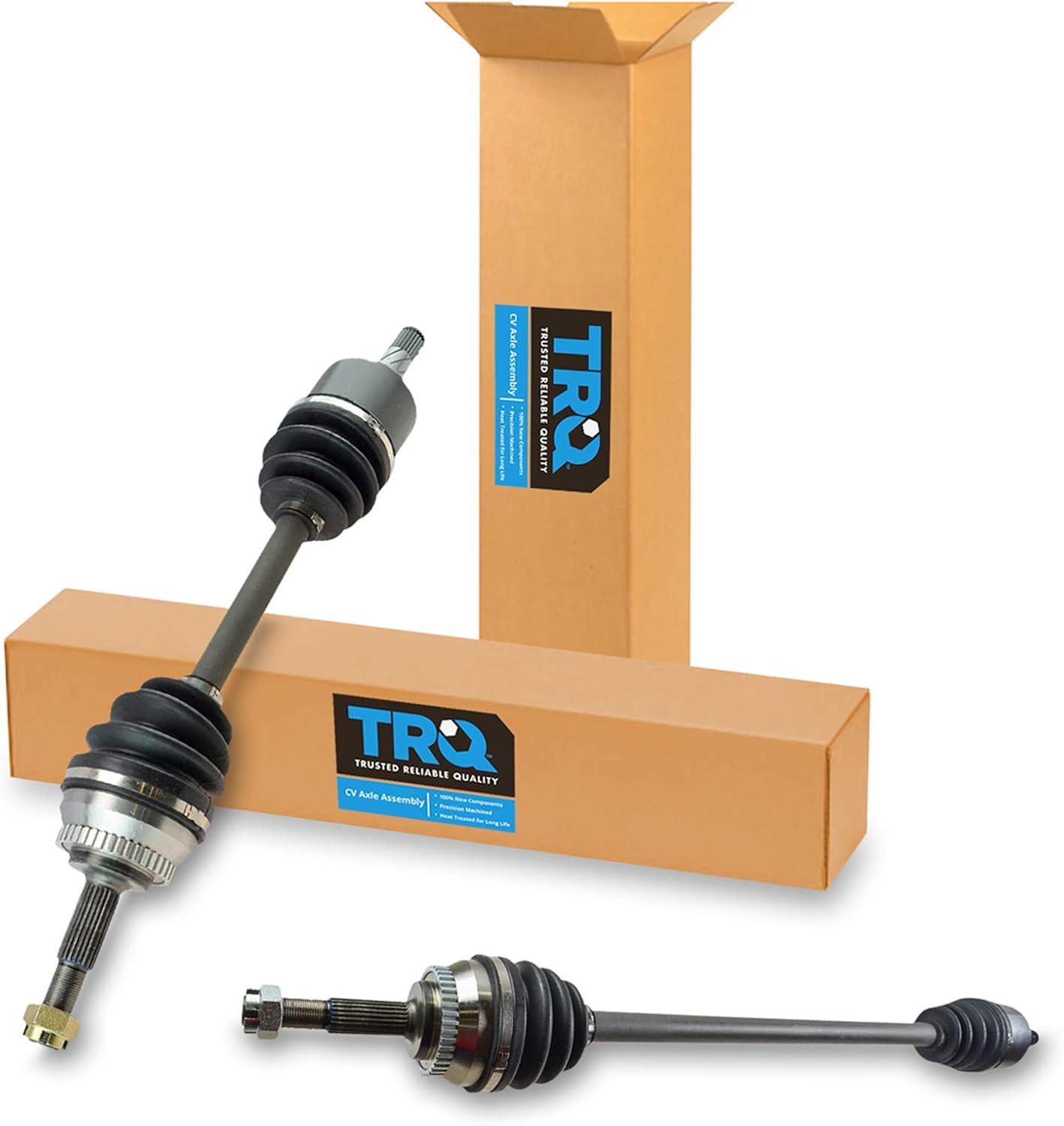 TRQ CV Axle Assembly Set for 2000-2006 Nissan Sentra Vehicles