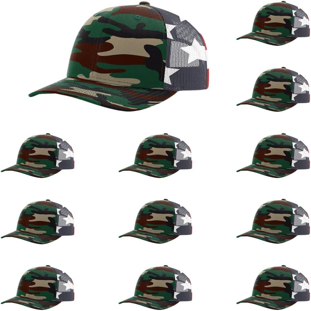 Richardson 112 Classic Six-Panel Adjustable Snapback Trucker Cap