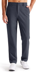 Libin Men's Golf Pants Classic Fit Flat Front Work Dress Pants Jewelry