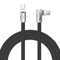 Right Angle USB C Cable 6.6FT 240W Fast Charging - Black