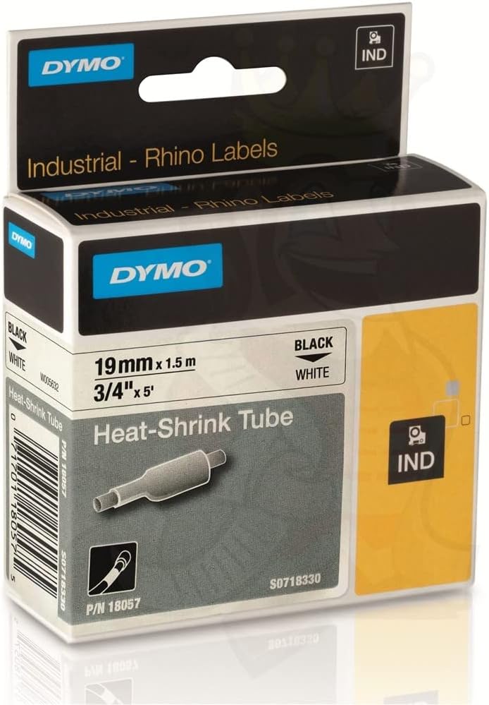 DYMO Rhino Heat Shrink Tubes for Durable Jobsite Labeling