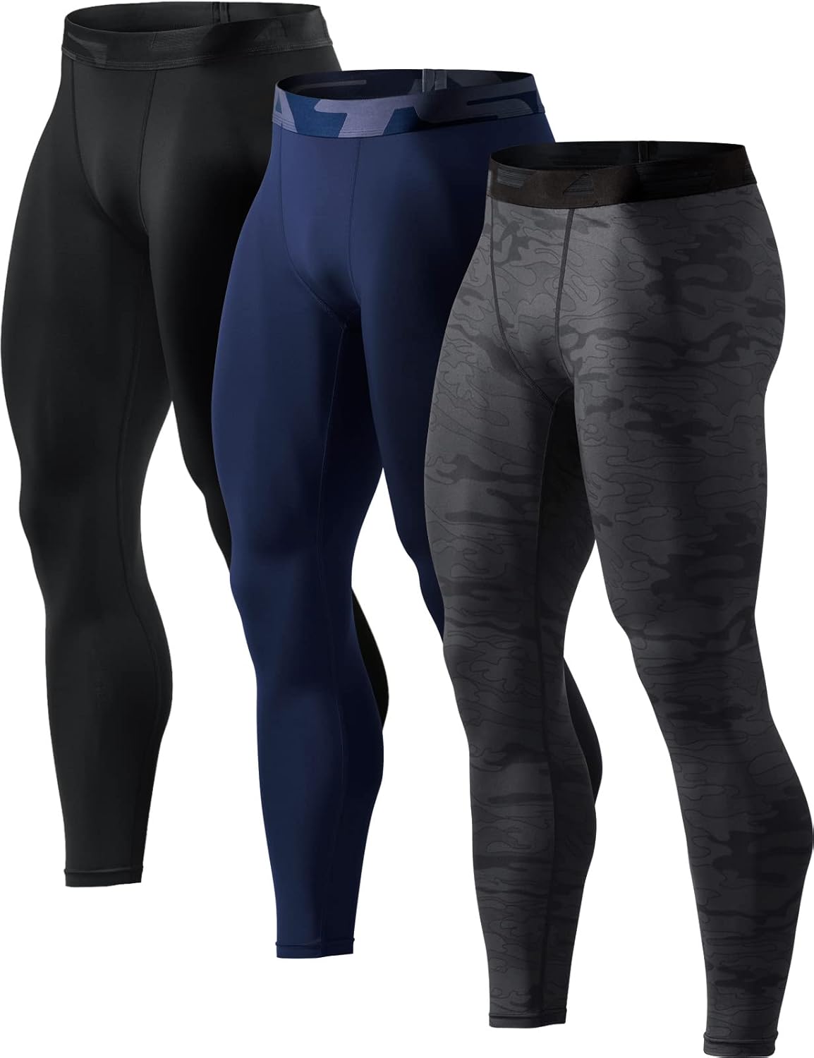 TSLA Men's Compression Pants for All-Weather Sports Activities
