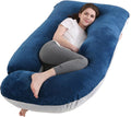Pregnancy Pillow J-Shaped Full Body Pillow 59 in - Support for Back