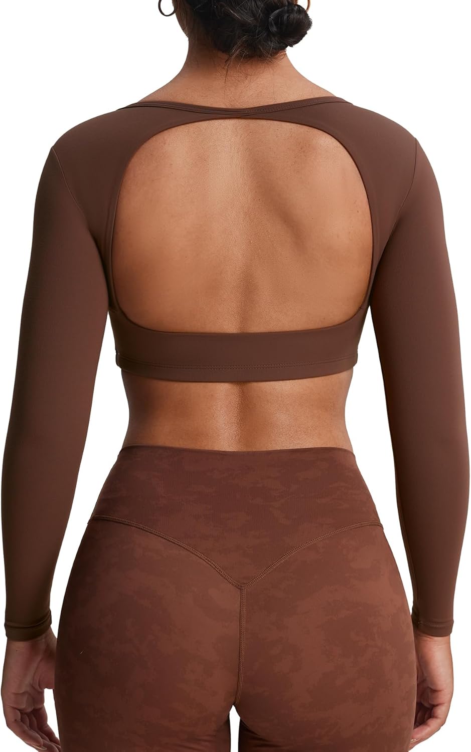 Aoxjox Long Sleeve Crop Tops for Women: Comfortable Workout Wear