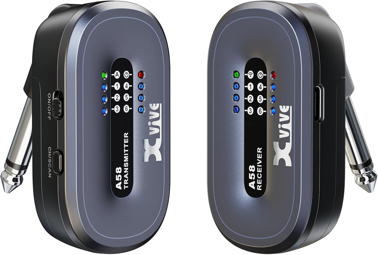 Xvive A58 Wireless Guitar System for Electric and Acoustic Guitars