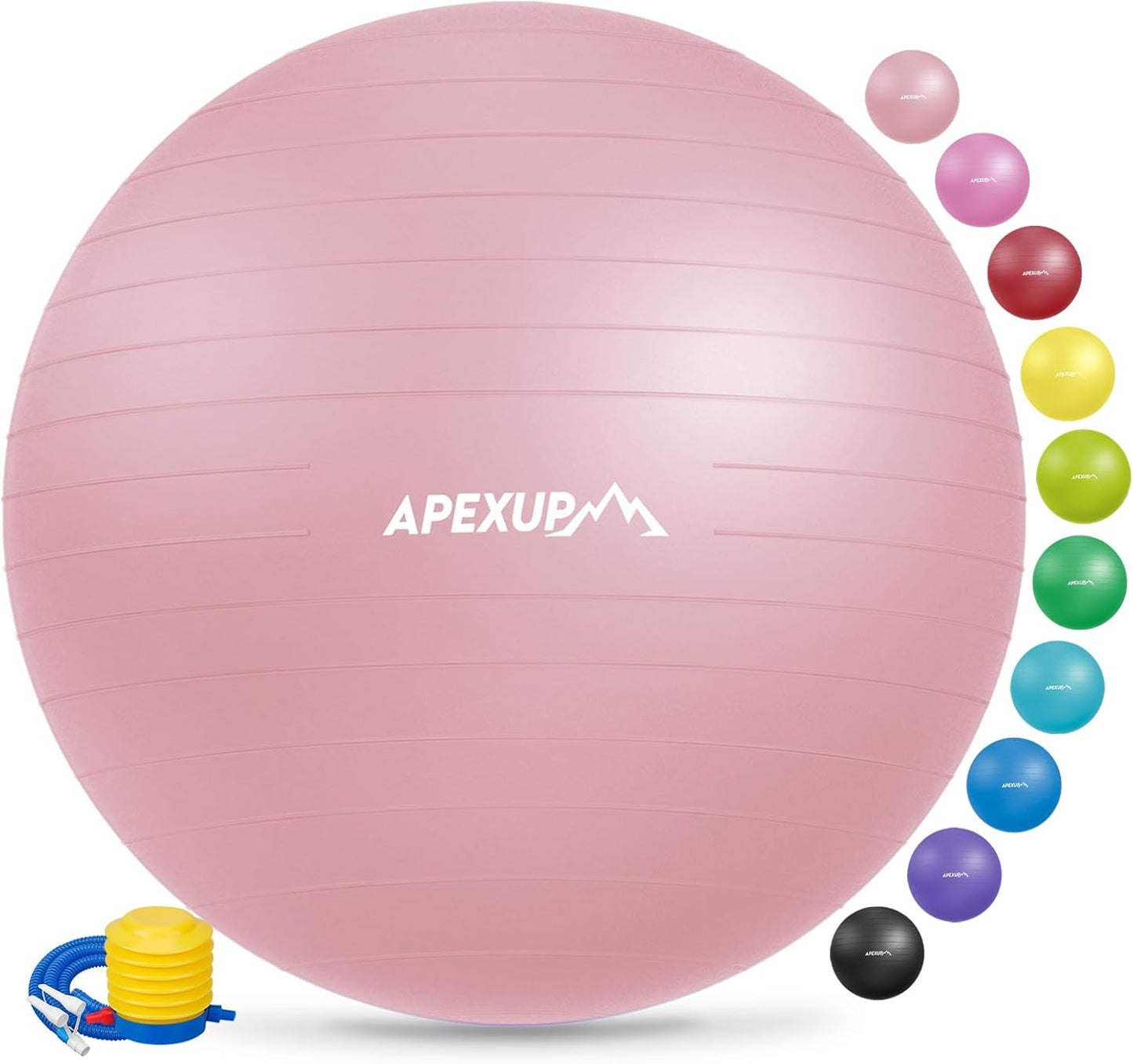 APEXUP Anti-Slip Yoga Ball for Core Fitness
